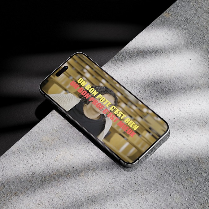 image de la pub parodique d'Acadomia